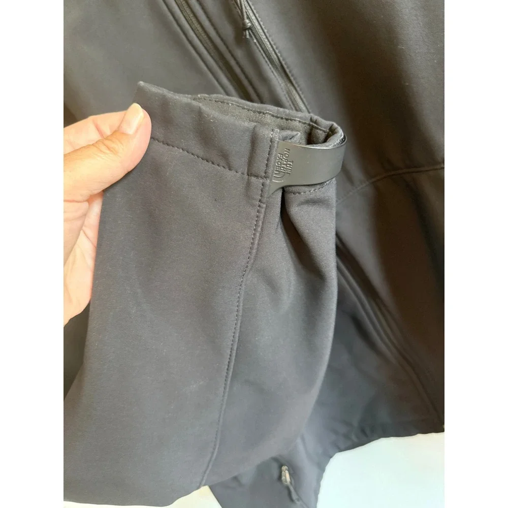 The North Face Mens Apex Bionic Softshell Jacket Black Full Zip Windbreaker XL